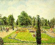 Camille Pissaro Kew, The Path to the Main Conservatory oil painting on canvas
